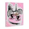 Stupell Industries Pink Parisian Cafe Breakfast Canvas, design by Jess Stempel